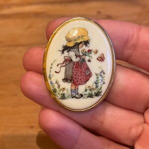 Vintage Holly Hobby Brooch